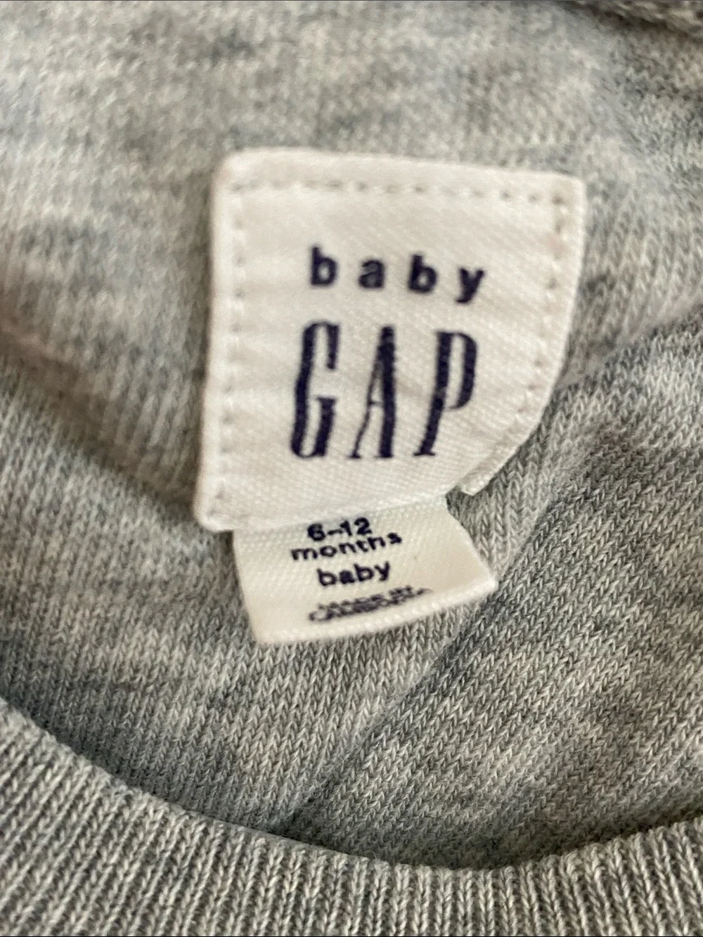Baby Gap Heather Gray Terry Cloth Shirt & Shorts Lounge Set